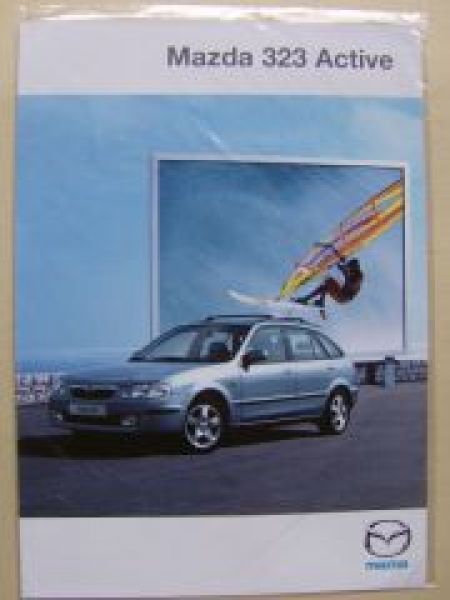 Mazda 323 Active Prospekt November 1999 NEU BJ