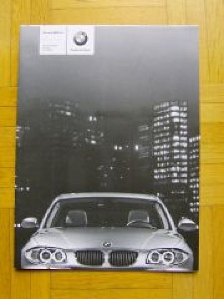 BMW Preisliste 1er Reihe E87 116i+120i+118d+120d+Pakete 2004