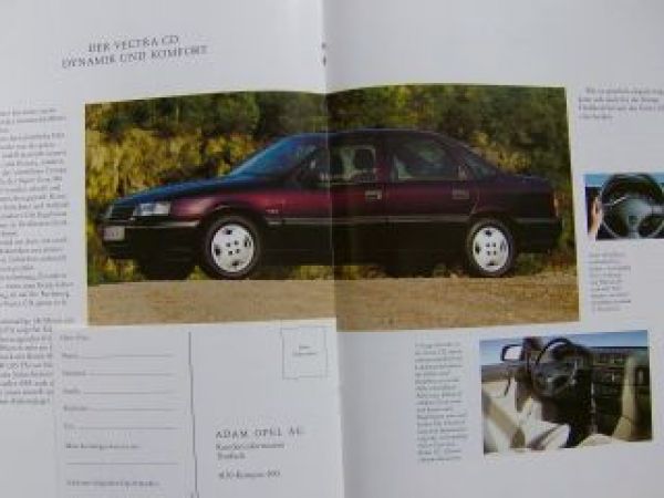 Opel Modellprogramm September 1991