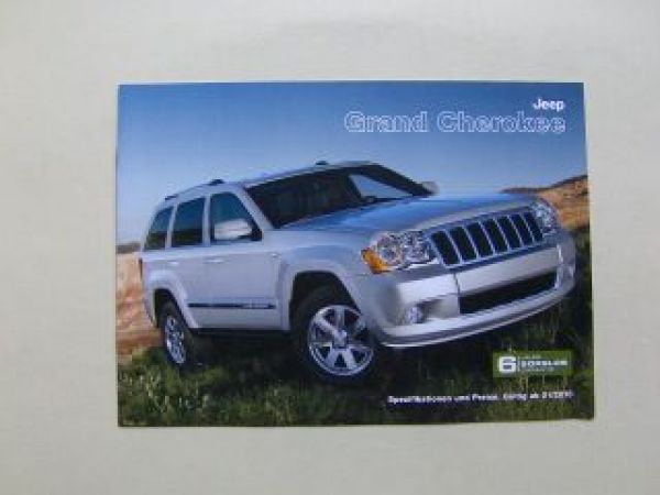 Jeep Grand Cherokee Preisliste Januar 2010 NEU