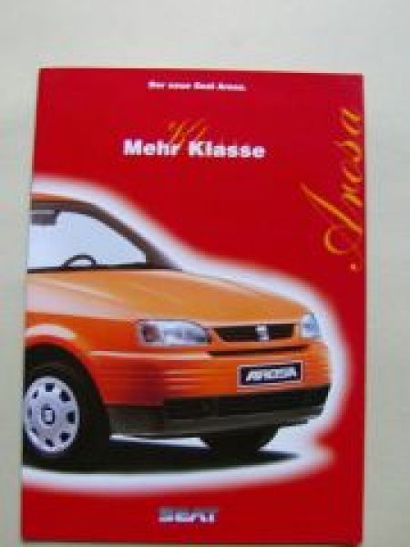 Seat Arosa Prospekt April 1997 NEU