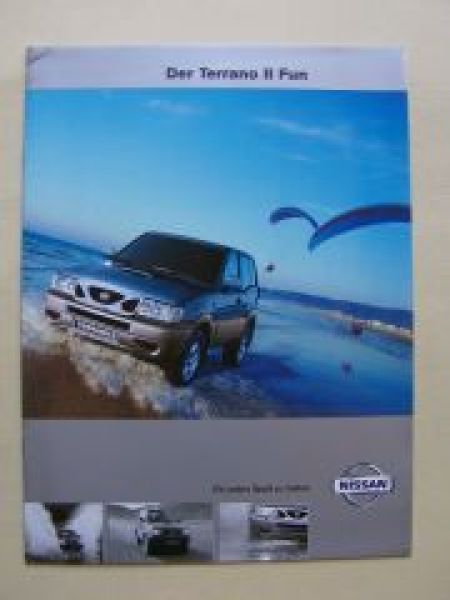 Nissan Terrano2 Fun Prospekt April 2001+ Preisliste