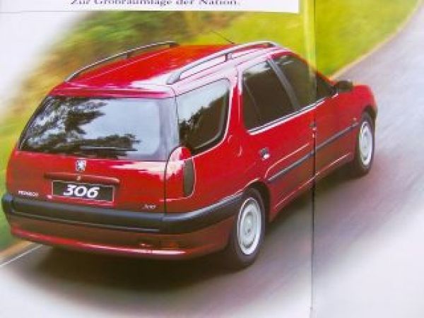 Peugeot Modellprogramm April 1999 NEU