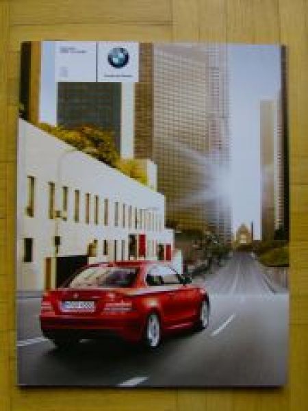 BMW 1er Coupe E82 135i 123d 120d 2007 Prospekt