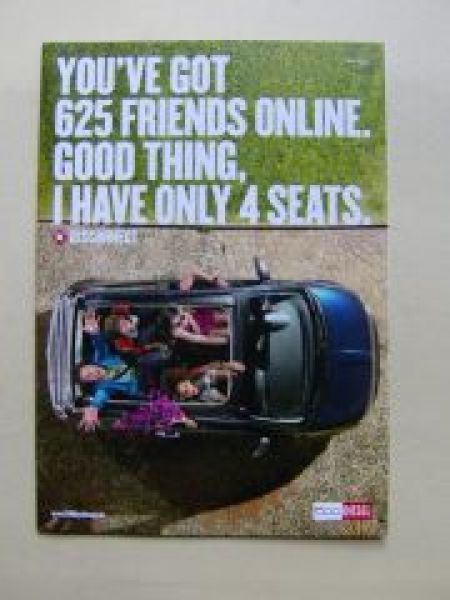 Fiat 500 by DIESEL Sondermodell Prospekt Poster NEU