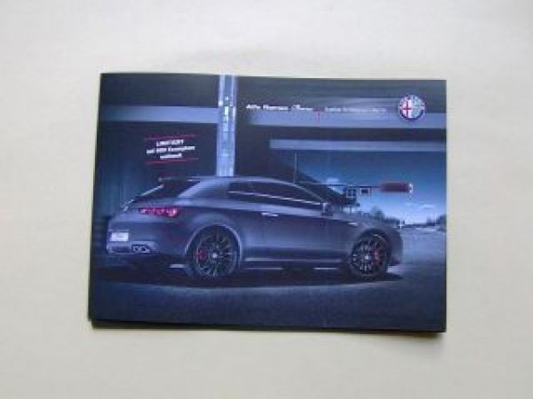Alfa Romeo Brera Italia Independent Sonderprospekt 11/2009