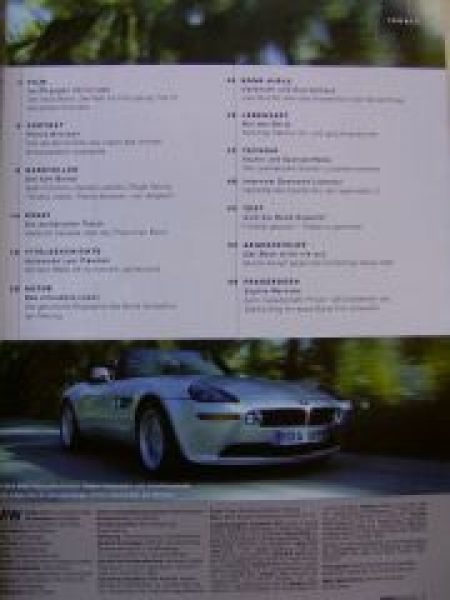 BMW Magazin Bond Special 007 Z8 E53 1999+DB5, Z3, E38