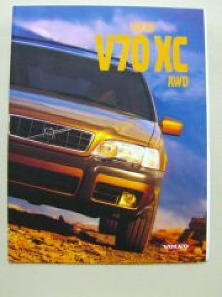 Volvo V70 XC AWD Prospekt +Preisliste Februar 1998