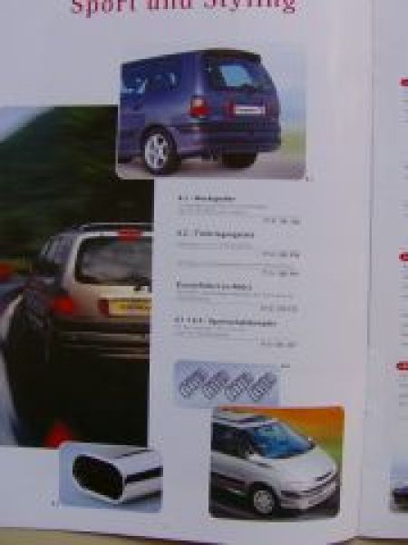 Renault Espace Zubehör & Accessoires Oktober 1997