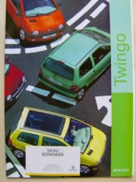 Renault Twingo Prospekt März 1999 +Preisliste NEU