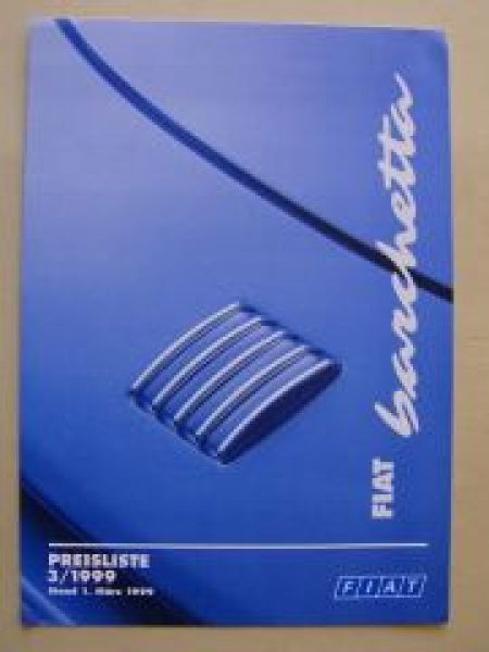 Fiat barchetta 1.März 1999