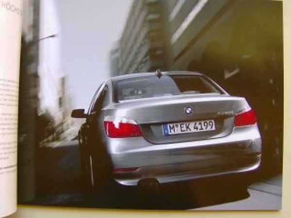 BMW Magazin special Der neue 5er E60 Limousine