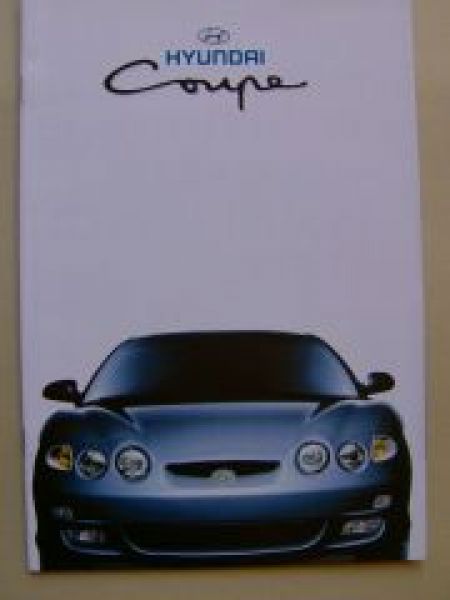 Hyundai Coupè Prospekt September 1999 NEU
