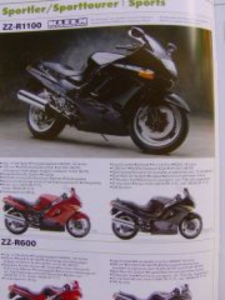 Kawasaki Good Times in Intermot 1999 NEU +Preisliste