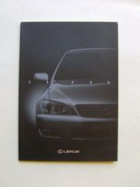 Lexus IS200 Prospekt Januar 2000 NEU
