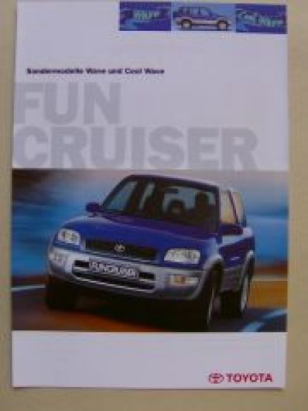 Toyota Fun Cruiser Prospekt Wave & Cool Wave 8/1998 NEU