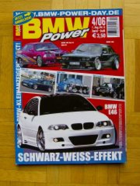 BMW Power 4/2006 2002 E36 E90 320si Z3 Coupe 3.0 E36/8