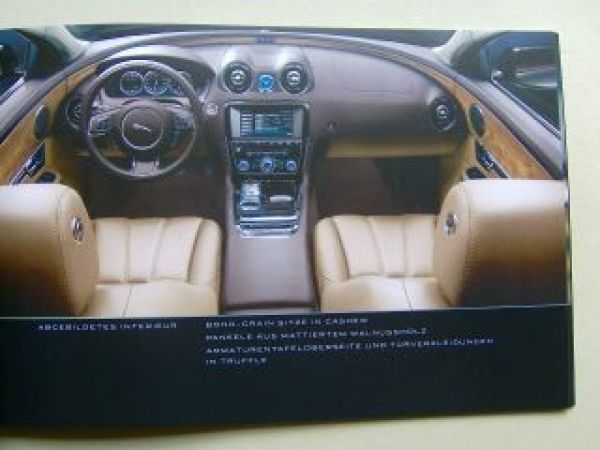 Jaguar XJ Prospekt neues Modell März 2010 NEU X351