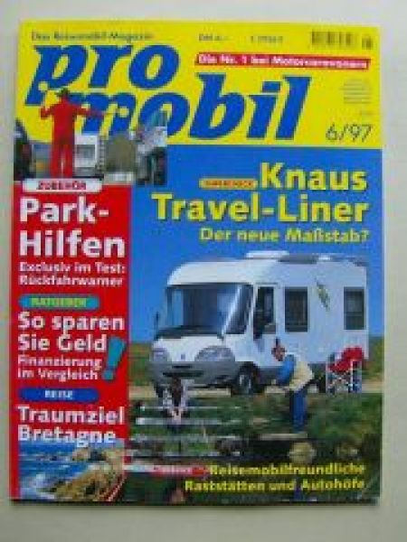 pro mobil 6/1997 Knaus Travel-Liner,LMC Liberty,Frankia A 685B