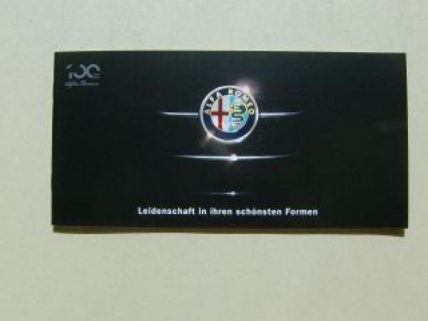 Alfa Romeo Leidenschaft Prospektflyer alle Modelle Juni 2010