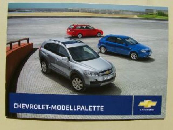 Chevrolet Modellpalette Prospekt Februar 2009 NEU