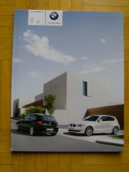 BMW Prospekt 1er Reihe E81 E87 116i-130i+118d-123d 2008