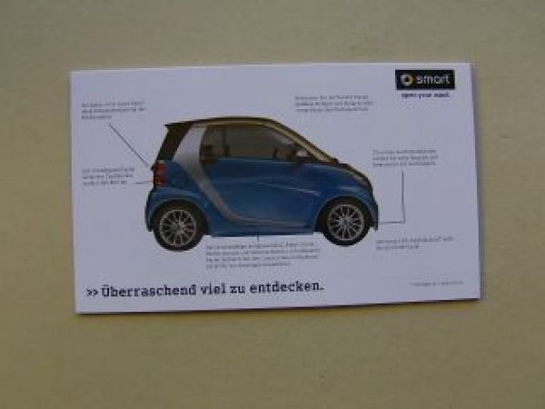 smart fortwo NeueGerneration Prospekt Juli 2010 NEU