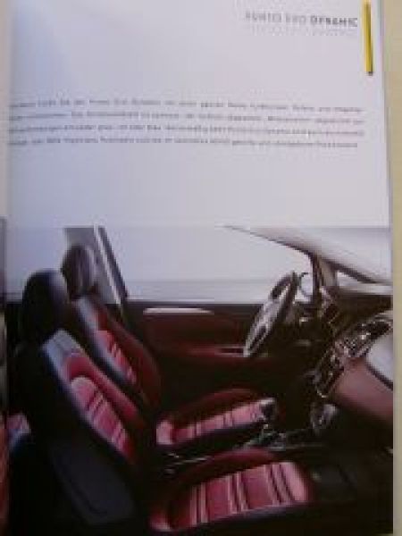 Fiat Punto Evo Prospekt November 2009 NEU