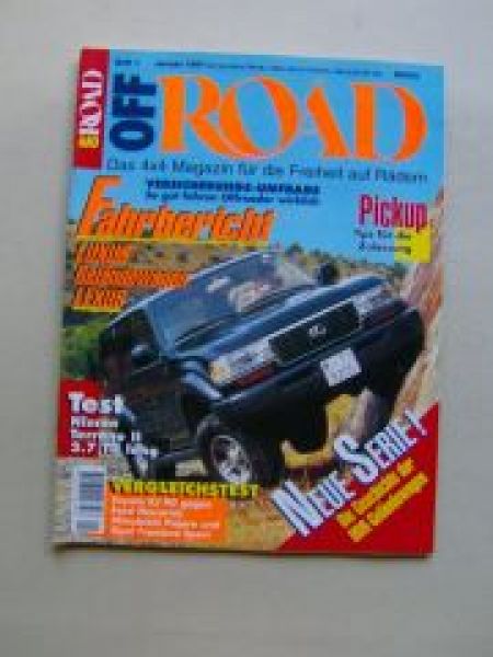 Off Road 1/1997 Nissan Terrano2 2.7TD lang,Lexus,KJ90