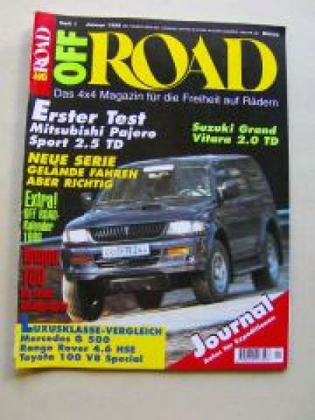 Off Road 1/1999 Pajero 2.5TD,G500, Range Rover 4.6HSE