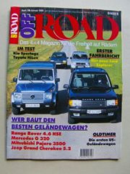 Off Road 1/1995 Kia Sportage, Toyota HiLux,Explorer,Range Rover