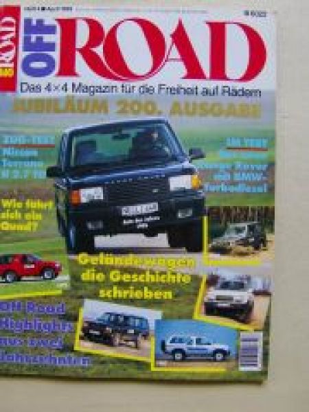 Off Road 4/1995 Nissan Terrano2 2.7TD, Range Rover 2.5DT