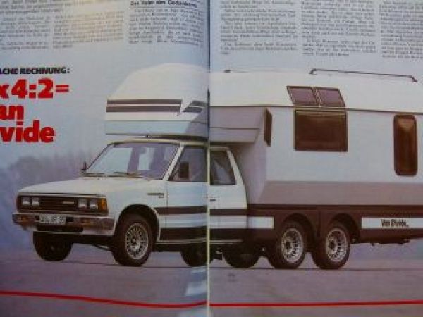 Off Road 9/1985 BMW 325iX E30,Dauertest:L300, Pajero,Nissan