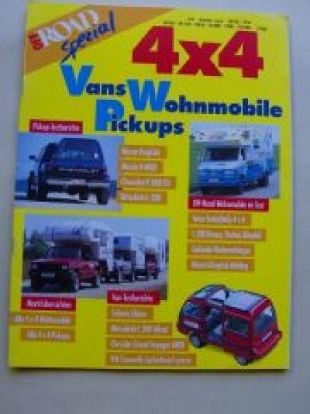 Off Road spezial 4X4 Vans Wohnomobile Pickups 6/1994