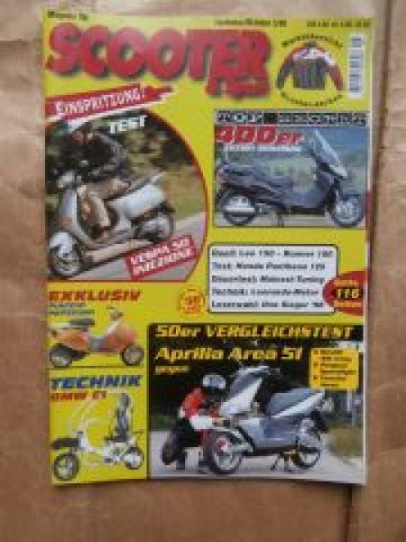 Scooter & Sport 5/1998 Vespa ET 2 iniezione, Honda Pantheon 125, Aprilia Sonic 50,