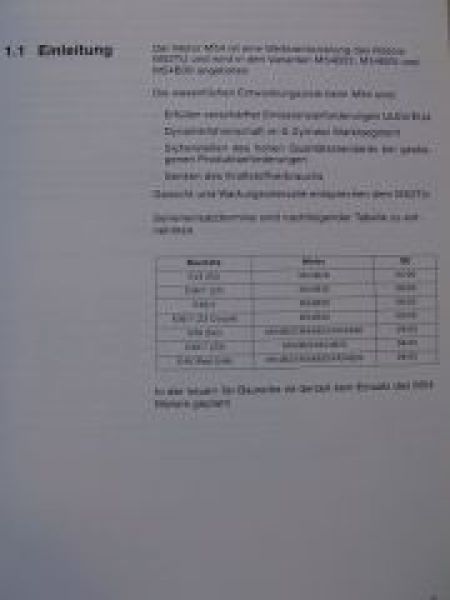 Motor M54 in E53 X5 E36/7 Z3 E39 E46 Dezember 1999