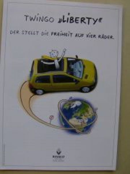 Renault Twingo Liberty Prospekt August 1998