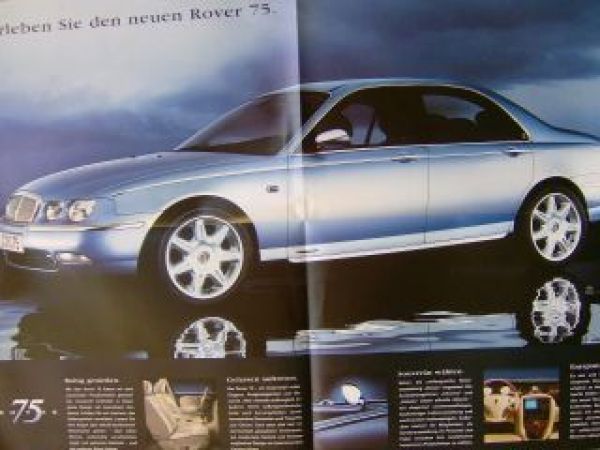 Rover 75 Feel the difference Poster Vorstellung