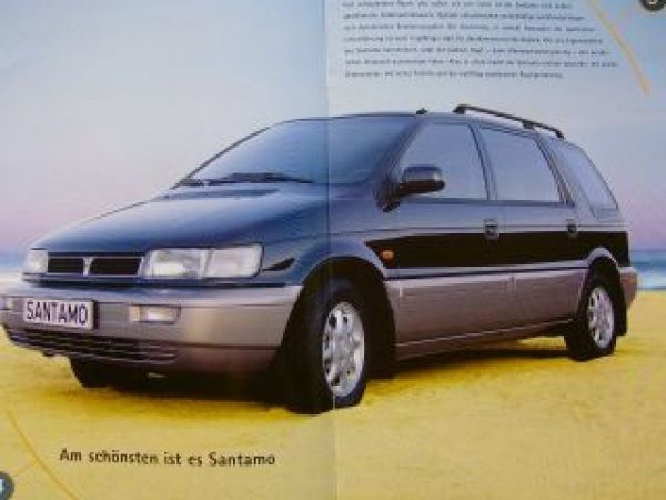 Mitsubishi Santamo Prospekt Juli 1999 NEU