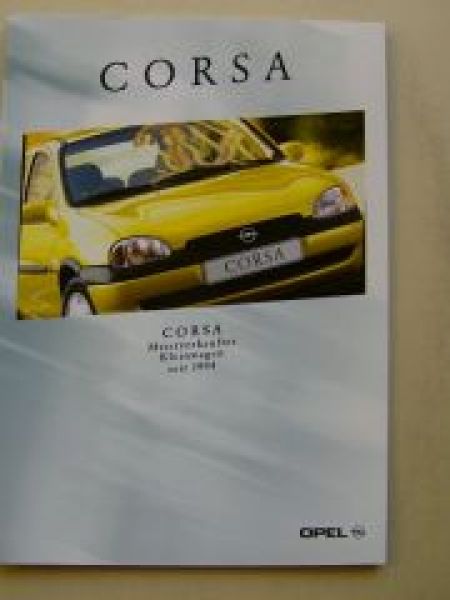 Opel Corsa B +Edition 2000 +Viva + City März 2000 NEU