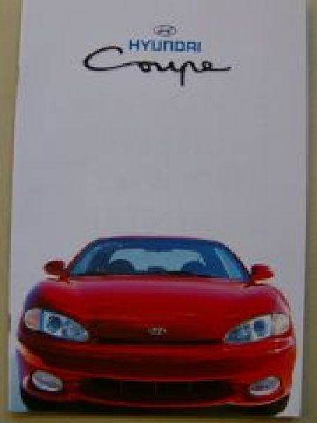 Hyundai Coupè Prospekt März 1999 NEU