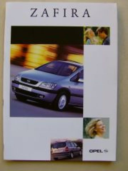 Opel Zafira A Prospekt Juni 1999 NEU