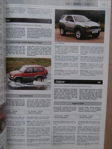 Automobil Revue Katalog 1999 Concept Cars,Design & Aerodynamik,Auto & Judikatur Rarität