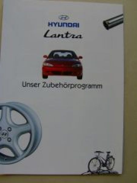 Hyundai Lantra Zubehörprogramm April 1998 NEU