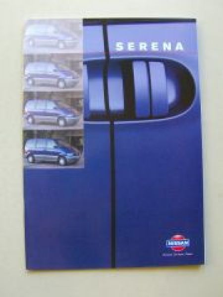 Nissan Serena Prospekt Mai 1998 NEU