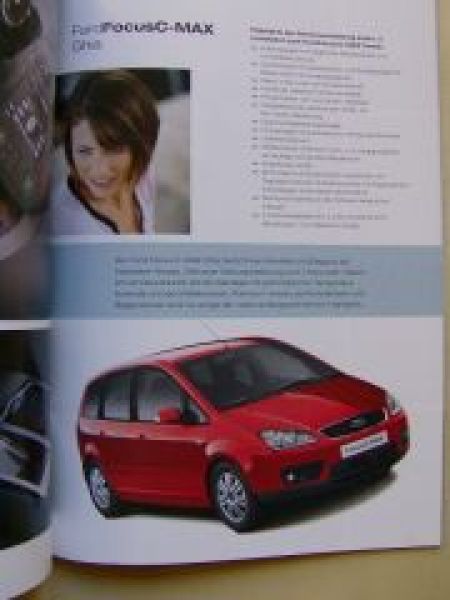 Ford Focus C-Max Prospekt August 2005 NEU