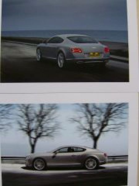 Bentley Continental GT Coupè Fotomappe September 2010 NEU
