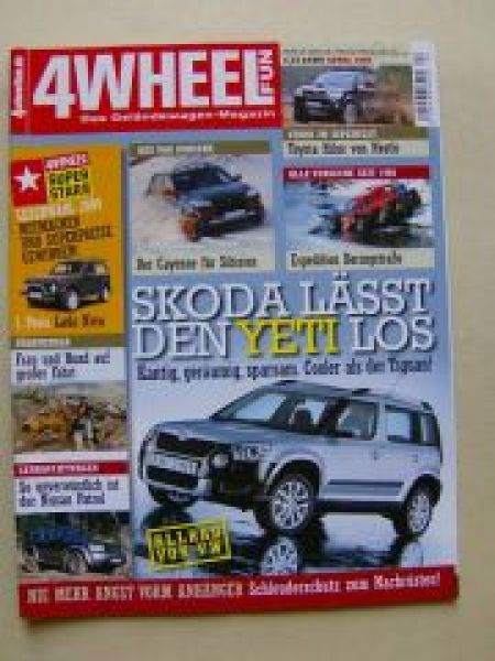 4 Wheel Fun 4/2009 Skoda Yeti, Hilux Nestle, A4 Allraod quattro,