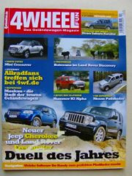 4 Wheel Fun 10/2008 Nissan Pathfinder, H3 Alpha, Mini Crossover