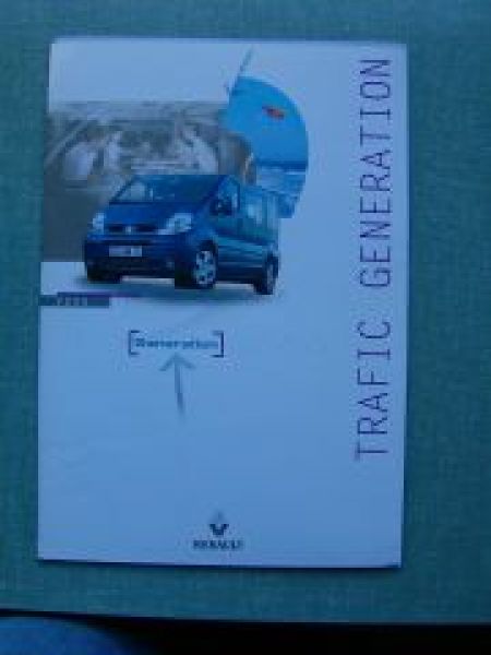 Renault Traffic Generation 2004 Pressemappe +CD